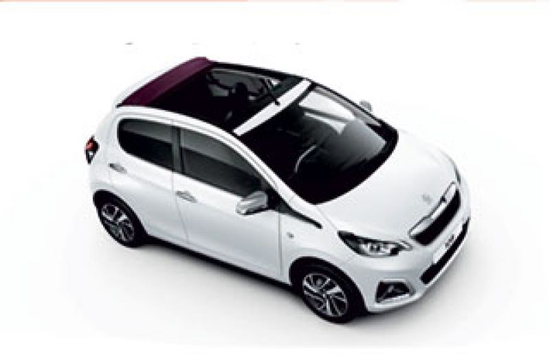 Kosmos rent a car in Kos Peugeot 108 Manual Open Top
